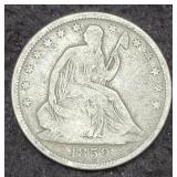 1859-O SEATED LIBERTY HALF DOLLAR