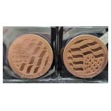 (2) GOLDEN STATE MINT 'HOME OF THE FREE' 1 OZ