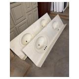 2 DOUBLE SINK TOP - 19' X 73'
