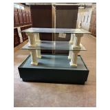 SHELF PIER - 2 PCS. BEVELED GLASS