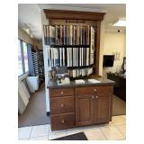 Cabinet and top 25 x50 x90