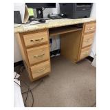 DESK - GRANITE TOP - 48L X 23D X 31H