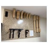 wooden corbels  Iron Table legs