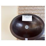 1 Hammered copper sink 17x12
