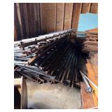 Steel racks and chain, link, fencing, metal