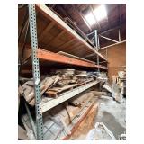 2 pallet, shelving and contents 75 pieces, 4 x 8