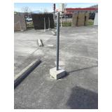 10 weighted  fence post