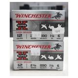 50 RDS WINCHESTER 12 GA SHOT SHELLS 2-3/4'