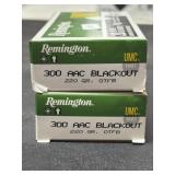 40 RDS REMINGTON 300 AAC BLACKOUT AMMO 220 GRAIN