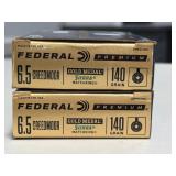 40 RDS FEDERAL 6.5 CREEDMOOR 140 GRAIN