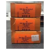 60 RDS HSM 300 BLACKOUT AMMO 155 GRAIN SIERRA