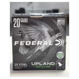 25 RDS FEDERAL 20 GA SHOT SHELLS 2-3/4'