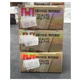 75 RDS HORNADY CRITICAL DEFENSE 32 AUTO AMMO