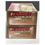 40 RDS BARNES VOR-TX 5.56 x 45mm AMMO 70 GRAIN