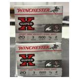 50 RDS WINCHESTER 20 GA STEEL SHOT 3' - 7/8 OZ