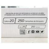 250 RDS RIO 20 GA SHOT SHELLS 2-3/4'