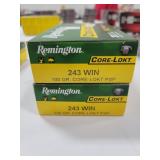 40 RDS REMINGTON CORE-LOKT 243 WIN AMMO 100 GRAIN
