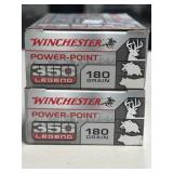 40 RDS WINCHESTER 350 LEGEND AMMO 180 GRAIN