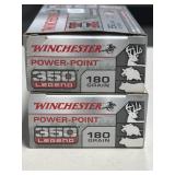 40 RDS WINCHESTER 350 LEGEND AMMO 180 GRAIN