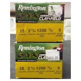 50 RDS REMINGTON AMERICAN CLAY & FIELD 28 GA SHOT