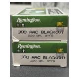 40 RDS REMINGTON 300 AAC BLACKOUT AMMO 220 GRAIN