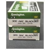 40 RDS REMINGTON 300 AAC BLACKOUT AMMO 220 GRAIN