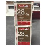 50 RDS AGUILA AMMO 28 GA TARGET LOAD 7-1/2 SHOT