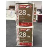 50 RDS AGUILA AMMO 28 GA TARGET LOAD 7-1/2 SHOT