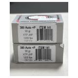 40 RDS UNDERWOOD 380 AUTO + P 90 GRAIN JHP