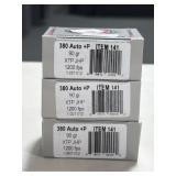 60 RDS UNDERWOOD 380 AUTO + P 90 GRAIN JHP