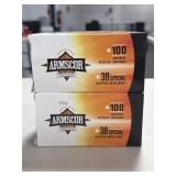 200 RDS ARMSCOR 38 SPL AMMO 158 GRAIN FMJ