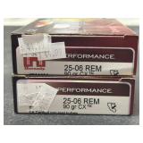 40 RDS HORNADY 25-06 REM AMMO 90 GRAIN CX