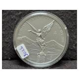 2018 MEXICO LIBERTAD 2 OZ SILVER ROUND -
