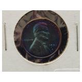 1971-D TONED LINCOLN PENNY