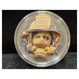 2021 'REAL HEROES - FIREFIGHTER' 3 OZ SILVER -