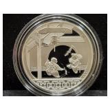'WELCOME SPRING' 1 OZ .999 FINE SILVER MEDALLION