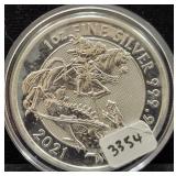 2021 SAINT GEORGE THE DRAGON SLAYER 1 OZ