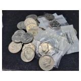 (38) CLAD KENNEDY HALF DOLLARS