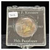 JFK 35TH PRESIDENT 1964 KENNEDY HALF DOLLAR