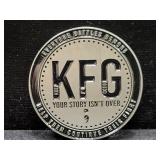 COLLECTIBLE CHALLENGE COIN - KFG 'YOUR STORY...