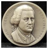 JOHN HANCOCK COMMEMORATIVE .999 FINE SILVER MEDAL