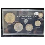 1991 (5) LIBERTAD COIN COLLECTION -
