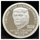 2016 1 OZ SILVER TRUMP DOLLAR