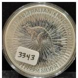 2021 AUSTRAILIAN KANGAROO 1 OZ .999 FINE