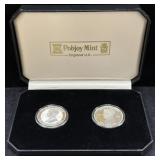 2017 JFK SILVER PROOF & REV PROOF 2 COIN SET -