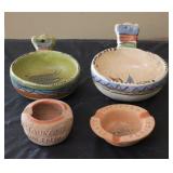 (4) PCS OF VINTAGE MEXICAN POTTERY