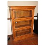 OAK BARRISTER TYPE BOOKCASE