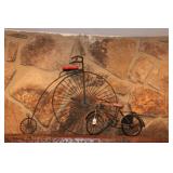 TWO DECORATIVE METAL BIKES