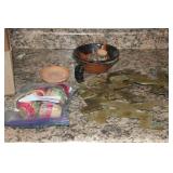 VASE, SILVER PLATE FLATWARE ETC