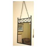 METAL FRAMED WALL MIRROR